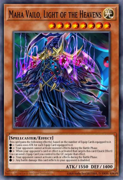Maha Vailo Light of the Heavens Rare MP22-EN013 2022 Tin of the Pharaohs Gods Yugioh card