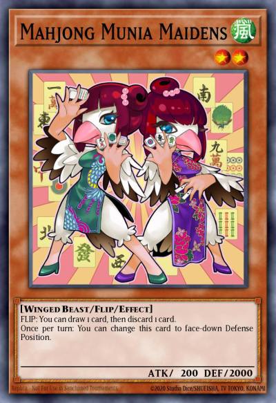 Mahjong Munia Maidens Common MP18-EN188 2018 Mega-Tin Mega Pack Yugioh card