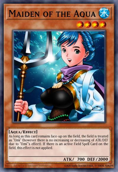 Maiden of the Aqua Common DB2-EN211 Dark Beginning 2 Yugioh card