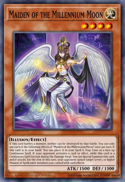 Maiden of the Millennium Moon Ultra Rare MP25-EN209 2025 Mega-Pack Tin Yugioh card