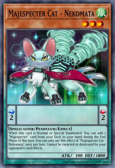 Majespecter Cat - Nekomata Super Rare MP16-EN125 2016 Mega-Tin Mega Pack Yugioh card