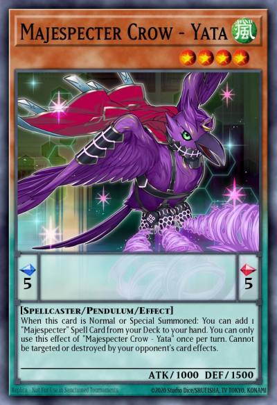 Majespecter Crow - Yata Common MP16-EN127 2016 Mega-Tin Mega Pack Yugioh card
