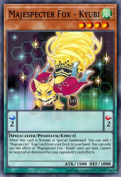 Majespecter Fox - Kyubi Common MP16-EN128 2016 Mega-Tin Mega Pack Yugioh card