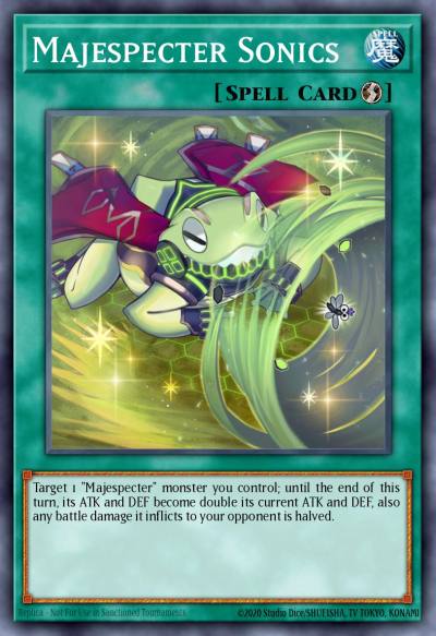 Majespecter Sonics Common MP16-EN219 2016 Mega-Tin Mega Pack Yugioh card