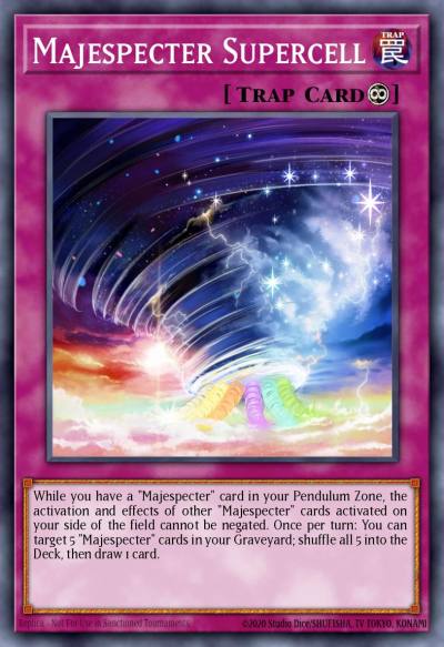 Majespecter Supercell Super Rare BOSH-EN074 Breakers of Shadow Yugioh card