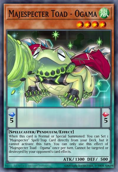 Majespecter Toad - Ogama Super Rare BOSH-EN030 Breakers of Shadow Yugioh card