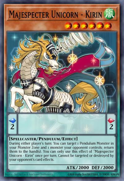 Majespecter Unicorn - Kirin Rare MP16-EN129 2016 Mega-Tin Mega Pack Yugioh card