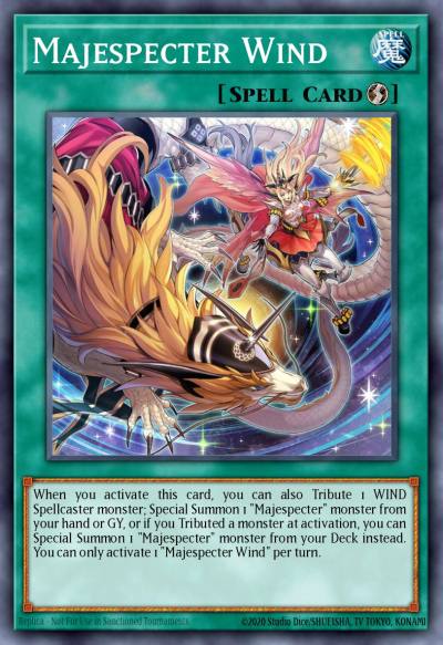 Majespecter Wind Common MP25-EN321 2025 Mega-Pack Tin Yugioh card