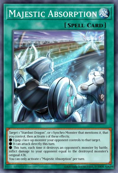 Majestic Absorption Common MP22-EN153 2022 Tin of the Pharaohs Gods Yugioh card