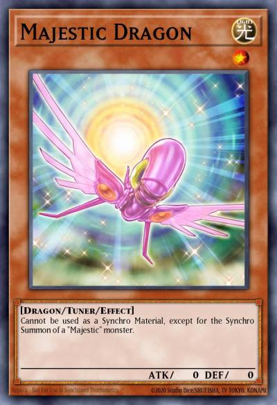 Majestic Dragon Common DP09-EN008 Duelist Pack Yusei 2 Yugioh card