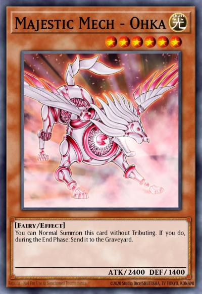 Majestic Mech - Ohka Common CP06-EN015 Champion Pack Game Six Yugioh card