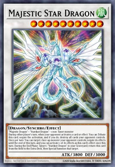 Majestic Star Dragon Secret Rare CT06-EN003 Collectible Tins 2009 Wave 2 Yugioh card