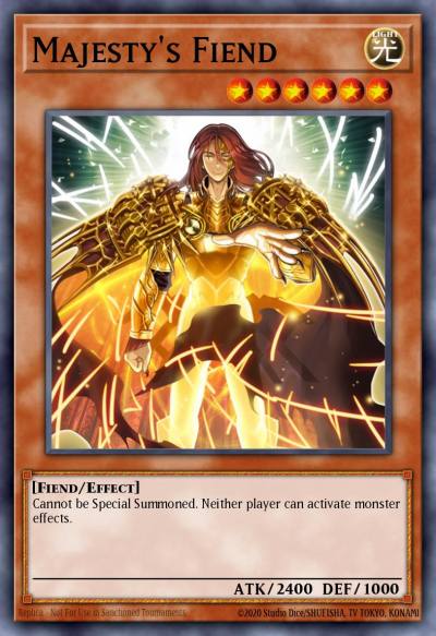 Majestys Fiend Super Rare CT12-EN004 2015 Mega-Tins Yugioh card