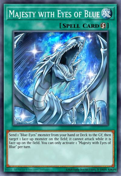Majesty with Eyes of Blue Secret Rare LCKC-EN031 Legendary Collection Kaiba Mega Pack Yugioh card