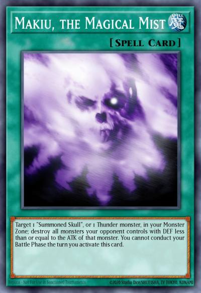 Makiu the Magical Mist Rare CRMS-EN091 Crimson Crisis Yugioh card