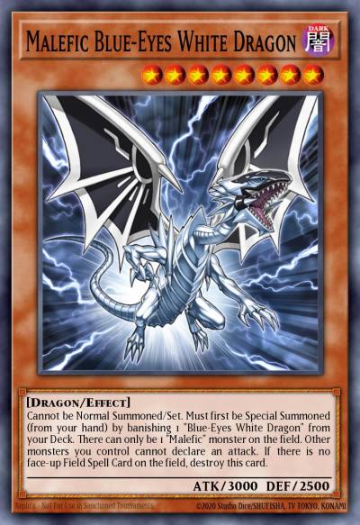 Malefic Blue-Eyes White Dragon Ultra Rare DPKB-EN023 Duelist Pack Kaiba Yugioh card