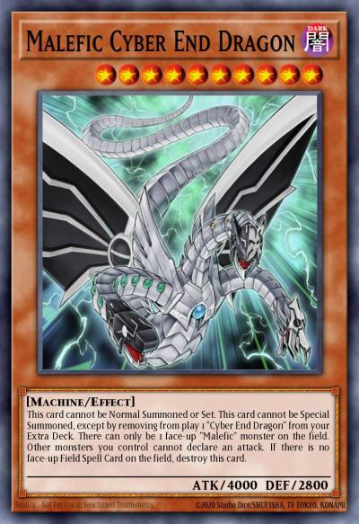 Malefic Cyber End Dragon Ultra Rare GFP2-EN101 Ghosts From the Past The 2nd Haunting Yugioh card