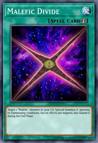 Malefic Divide Ultra Rare DUOV-EN044 Duel Overload Yugioh card