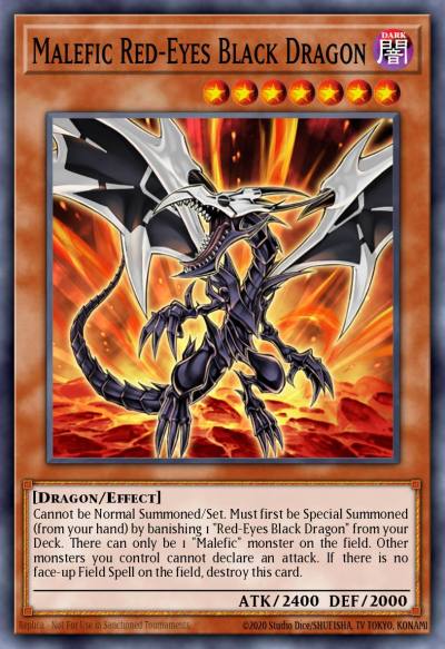 Malefic Red-Eyes Black Dragon Common LDS1-EN006 Legendary Duelists Season 1 Yugioh card