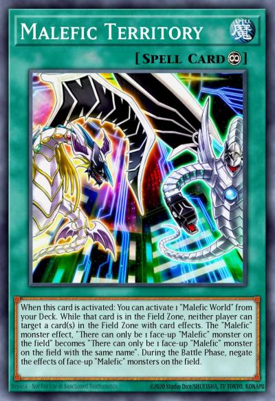 Malefic Territory Ultra Rare DUOV-EN049 Duel Overload Yugioh card