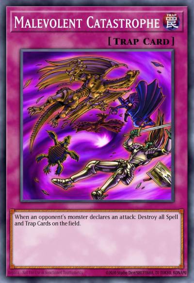 Malevolent Catastrophe Common SDCR-EN034 Cyber Dragon Revolution Structure Deck Yugioh card