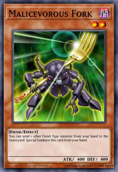 Malicevorous Fork Common MP14-EN128 2014 Mega-Tin Mega Pack Yugioh card