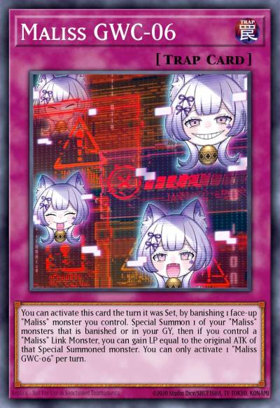 Maliss GWC-06 Prismatic Secret Rare MP25-EN128 2025 Mega-Pack Tin Yugioh card