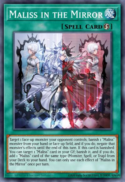 Maliss in the Mirror Super Rare ALIN-EN064 Alliance Insight Yugioh card