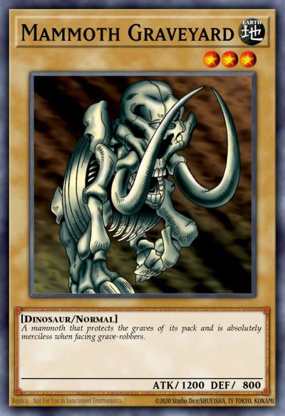 Mammoth Graveyard Common DB1-EN105 Dark Beginning 1 Yugioh card