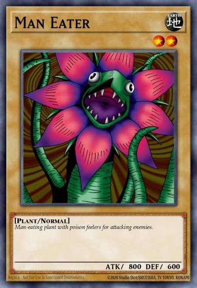 Man Eater Common LOB-075 Legend of Blue Eyes White Dragon Yugioh card