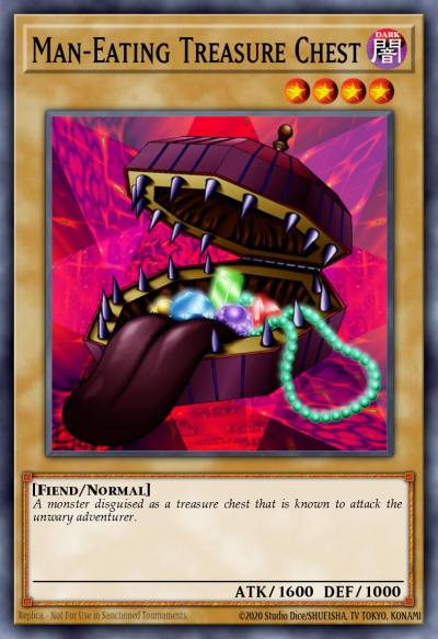 Man-Eating Treasure Chest Common DEM2-EN005 Demo Deck 2015 Yugioh card