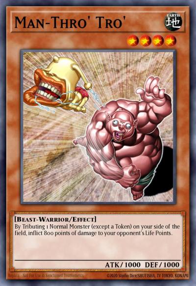Man-Thro Tro Short Print AST-081 Ancient Sanctuary Yugioh card