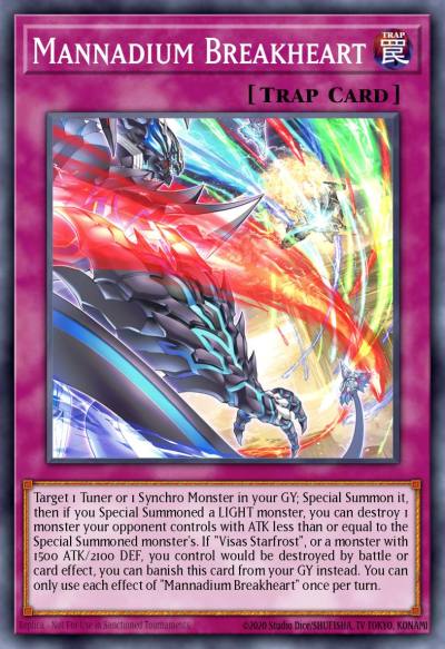 Mannadium Breakheart Common MP24-EN352 25th Anniversary Tin Dueling Mirrors Yugioh card