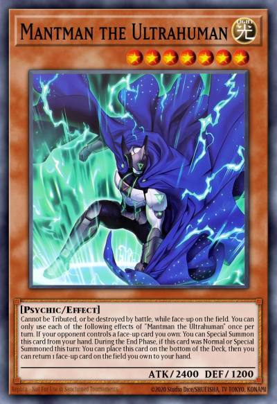 Mantman the Ultrahuman Common MP25-EN430 2025 Mega-Pack Tin Yugioh card