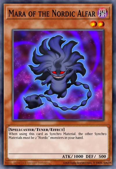 Mara of the Nordic Alfar Ultimate Rare EXVC-EN083 Extreme Victory Yugioh card