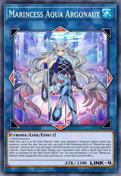 Marincess Aqua Argonaut Ultra Rare LED9-EN034 Legendary Duelists Duels From the Deep Yugioh card