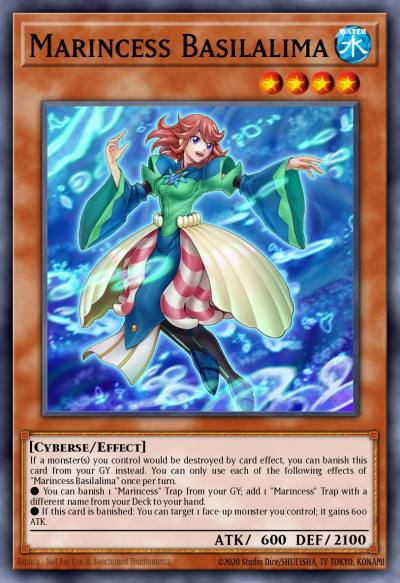 Marincess Basilalima Common MP21-EN047 2021 Tin of Ancient Battles Yugioh card