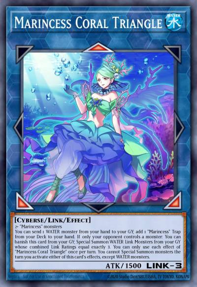 Marincess Coral Triangle Ultra Rare LED9-EN033 Legendary Duelists Duels From the Deep Yugioh card