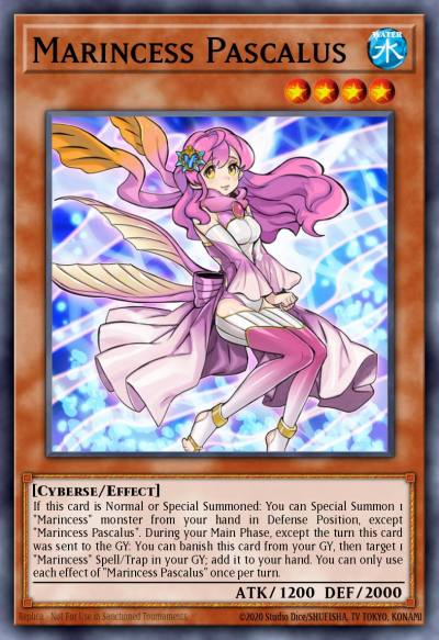 Marincess Pascalus Rare MP21-EN038 2021 Tin of Ancient Battles Yugioh card