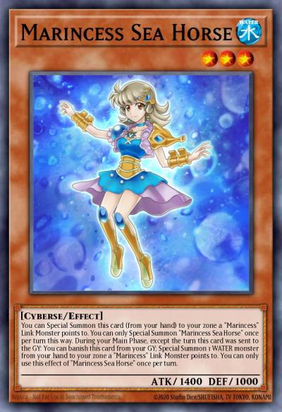 Marincess Sea Horse Super Rare MP20-EN102 2020 Tin of Lost Memories Mega Pack Yugioh card