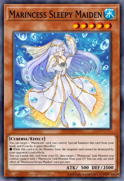 Marincess Sleepy Maiden Rare LED9-EN032 Legendary Duelists Duels From the Deep Yugioh card