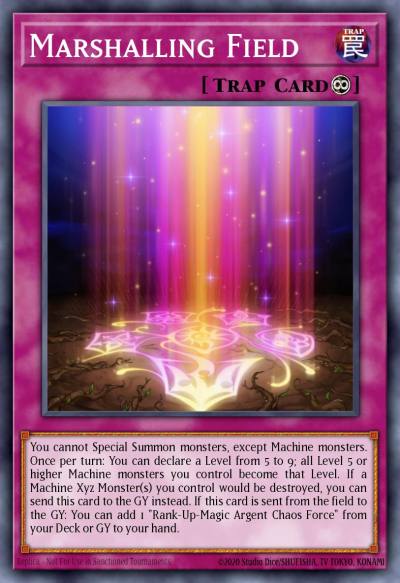 Marshalling Field Super Rare INCH-EN045 The Infinity Chasers Yugioh card