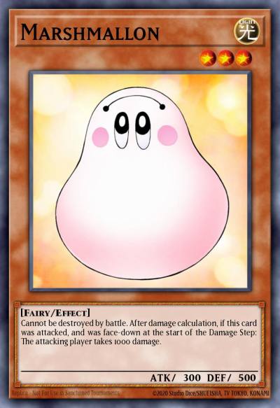 Marshmallon Rare DPYG-EN015 Duelist Pack Yugi Yugioh card