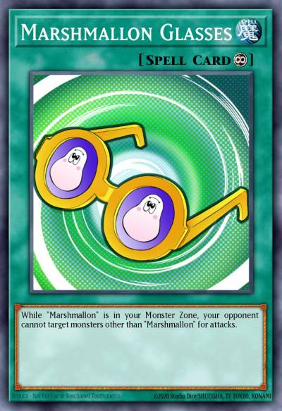 Marshmallon Glasses Secret Rare PP01-EN004 Premium Pack (TCG) Yugioh card