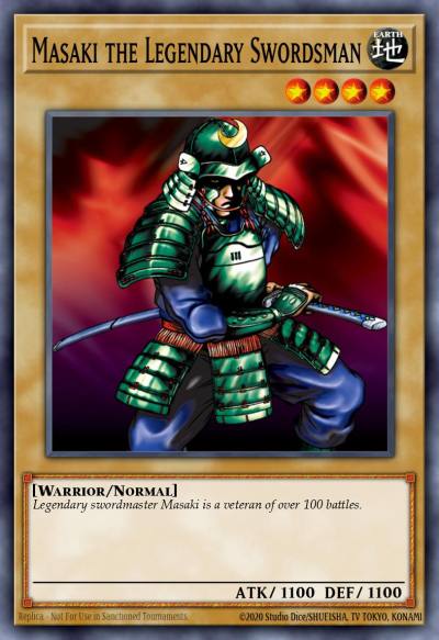 Masaki the Legendary Swordsman Common DB1-EN110 Dark Beginning 1 Yugioh card