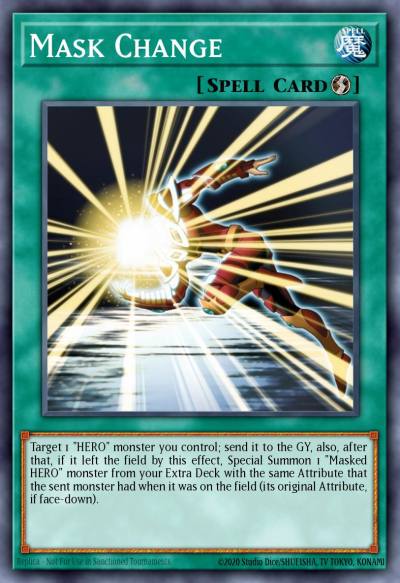 Mask Change Super Rare AP01-EN011 Astral Pack One Yugioh card