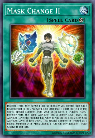 Mask Change II Ultra Rare GFTP-EN113 Ghosts From the Past Yugioh card