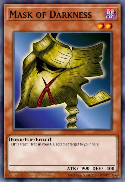 Mask of Darkness Common STAS-EN023 2-Player Starter Set Yugioh card