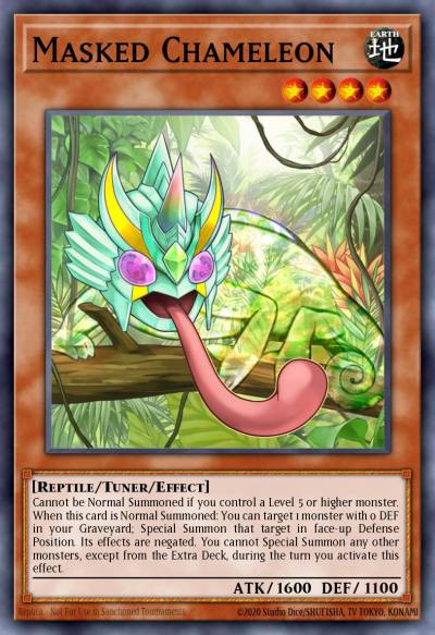 Masked Chameleon Ultra Rare MP14-EN091 2014 Mega-Tin Mega Pack Yugioh card