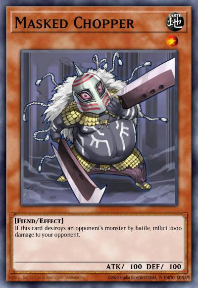 Masked Chopper Super Rare GX03-EN003 Yu-Gi-Oh! GX Spirit Caller promotional cards Yugioh card